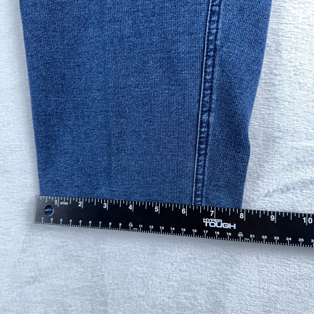 Dream Jeannes By Quacker Factory Capri Jeans High Rise Women's Blue Size 18W - Picture 11 of 12